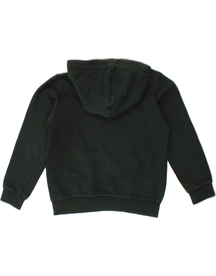 JACK & JONES Boys Graphic Hoodie Jumper 9-10 Years Green Cotton Vintage Jack & Jones and Second-Hand Jack & Jones from Messina Hembry 