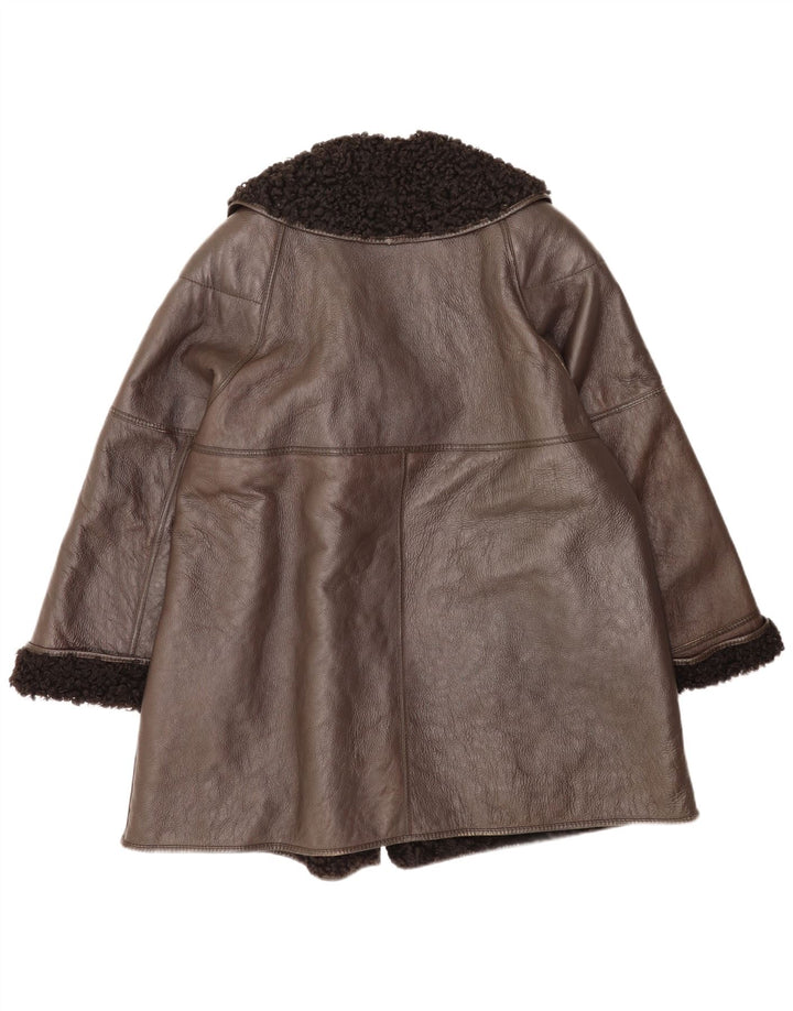Casaco feminino Pellicceria Shearling IT 42 marrom médio