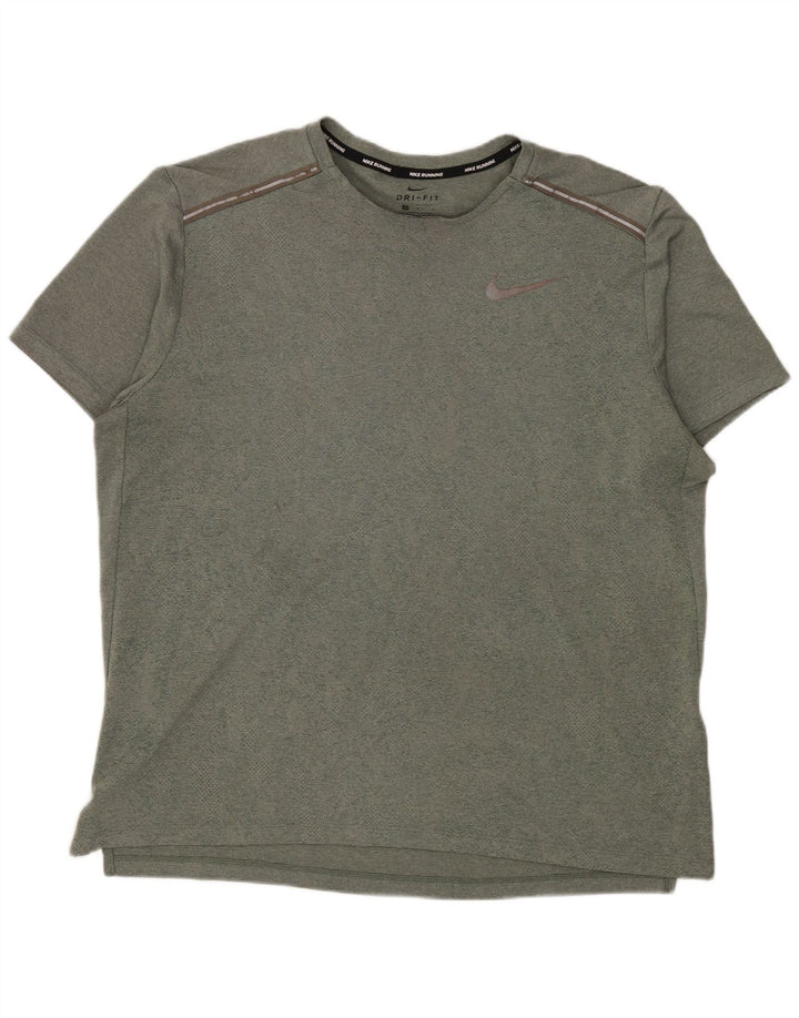 Camiseta Nike Masculina Dri Fit Top Grande Poliéster Verde