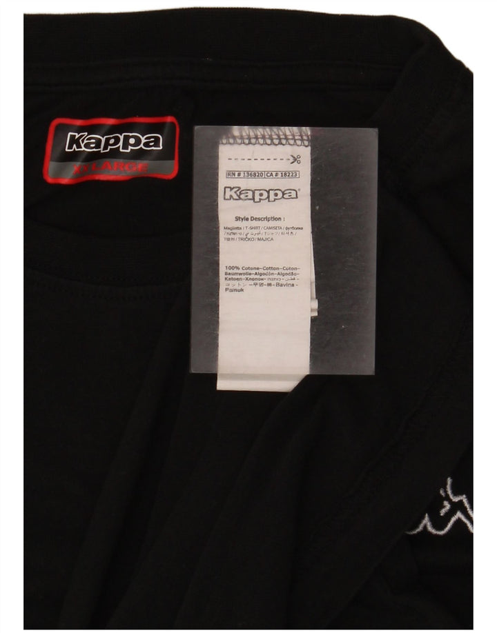 Camiseta feminina Kappa Top 2XL algodão preto