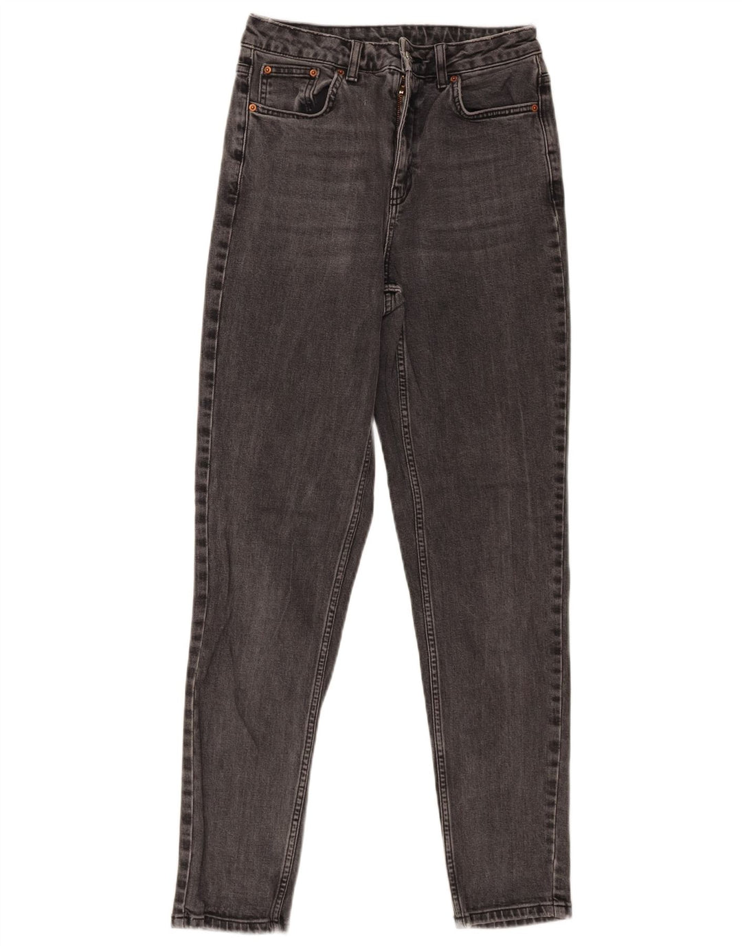 Jeans slim feminino TOPSHOP W28 L29 algodão cinza