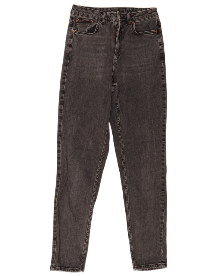 Jeans slim feminino TOPSHOP W28 L29 algodão cinza