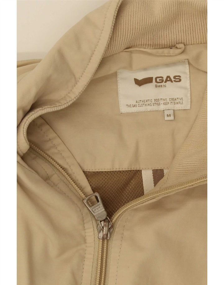 Jaqueta bomber masculina Gas UK 38 bege médio