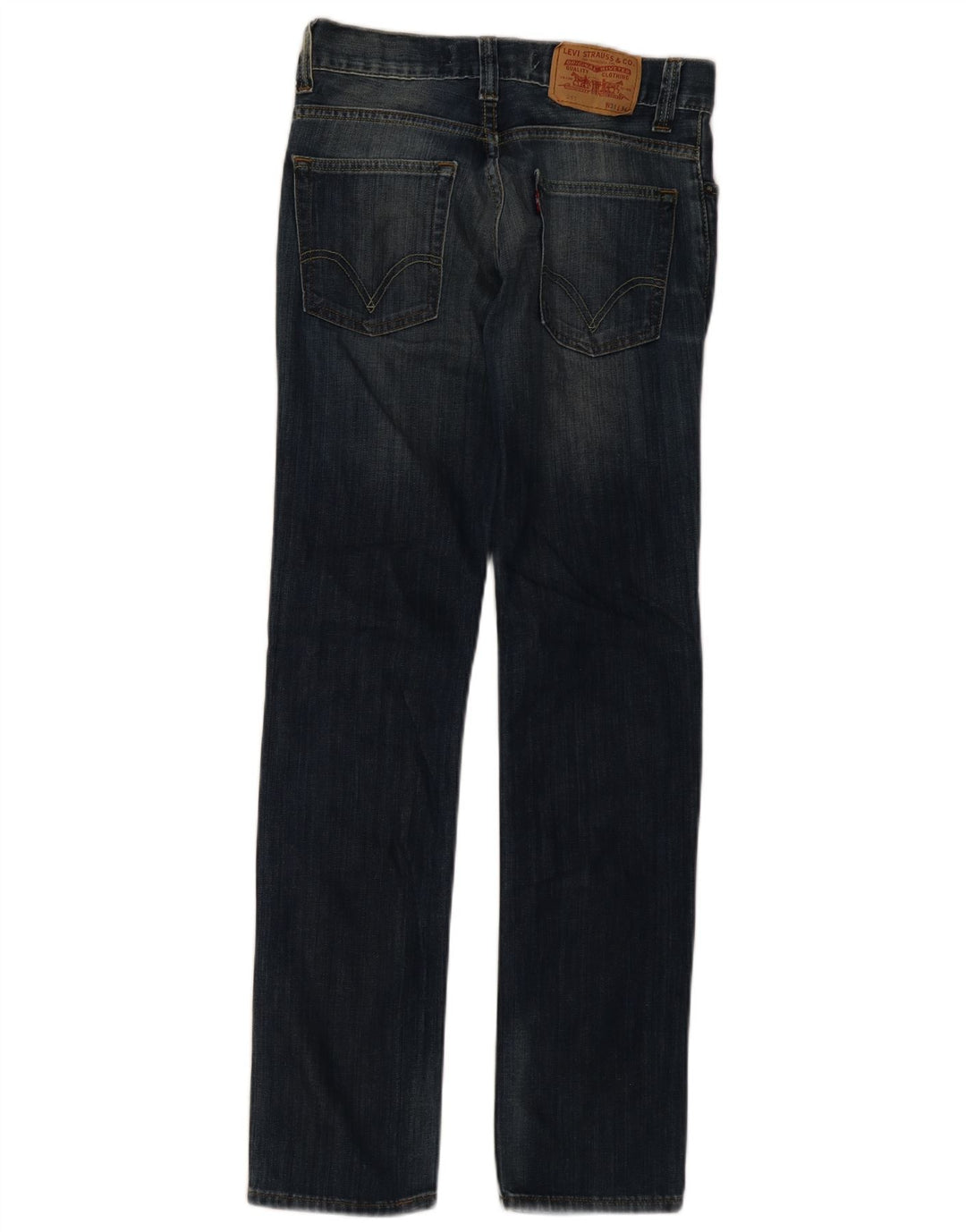 Levi's Masculino 511 Slim Jeans W31 L34 Azul Marinho Algodão