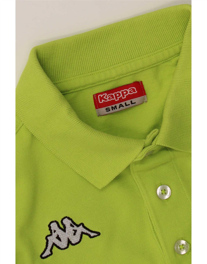 Camisa polo masculina de manga comprida Kappa pequena verde