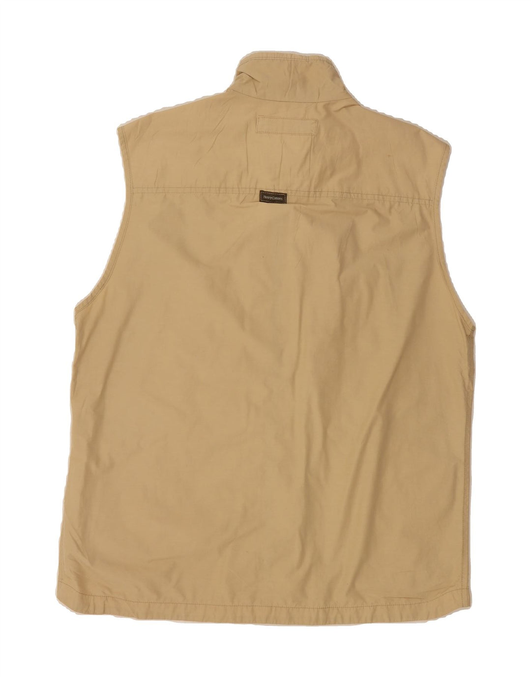 HENRY COTTONS Mens Gilet IT 52 XL Beige Cotton Vintage Henry Cottons and Second-Hand Henry Cottons from Messina Hembry 