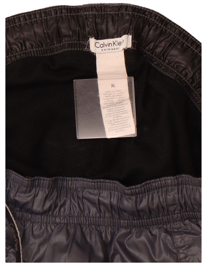 Shorts de natação masculino CALVIN KLEIN XL cinza poliéster