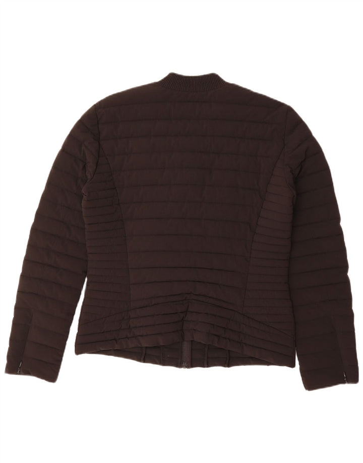 Jaqueta acolchoada feminina Guess UK 12 poliéster preto médio