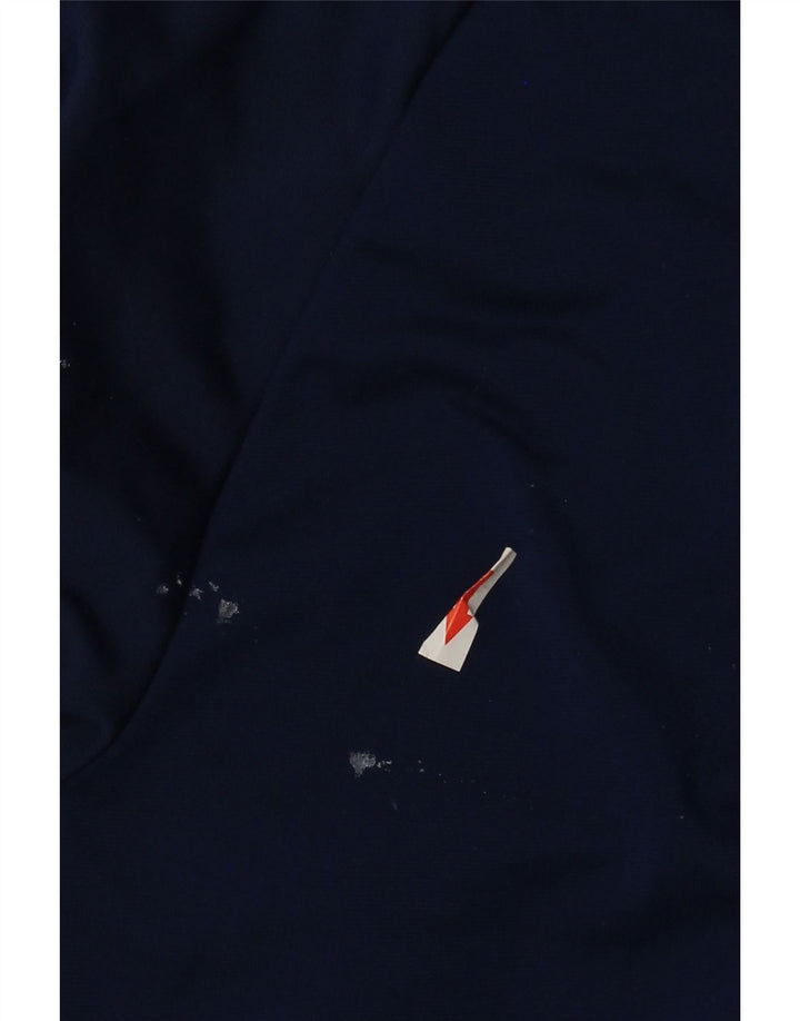 Adidas Mens Treino Top Jaqueta Grande Poliéster Azul Marinho