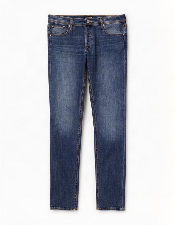 Jeans masculinos Jack & Jones Slim W34 L36 algodão azul