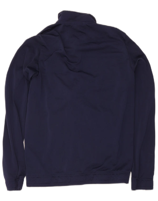 Jaqueta Puma Meninos Treino Top 13-14 Anos Azul Marinho Colorblock Poliéster