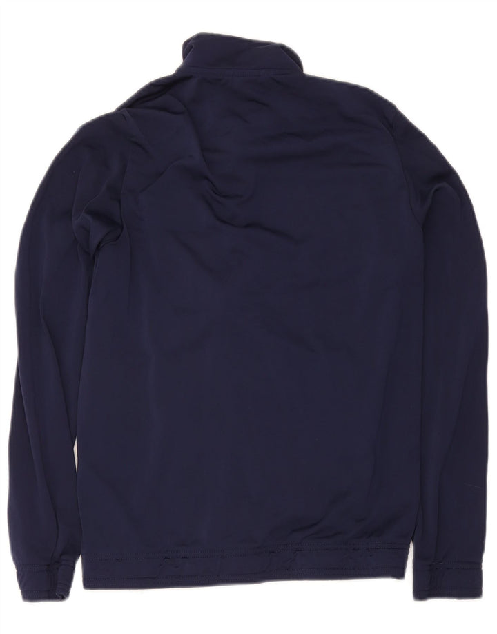 Jaqueta Puma Meninos Treino Top 13-14 Anos Azul Marinho Colorblock Poliéster