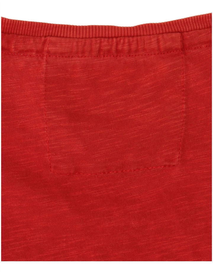 Top Heritage masculino Napapijri manga comprida 3XL vermelho