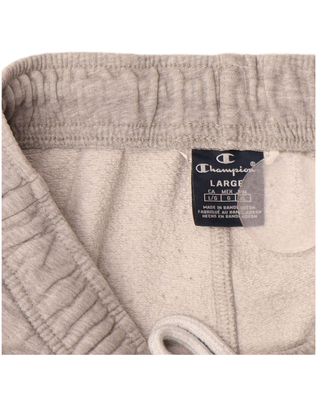 Calças de treino CHAMPION Graphic Joggers grandes cinza