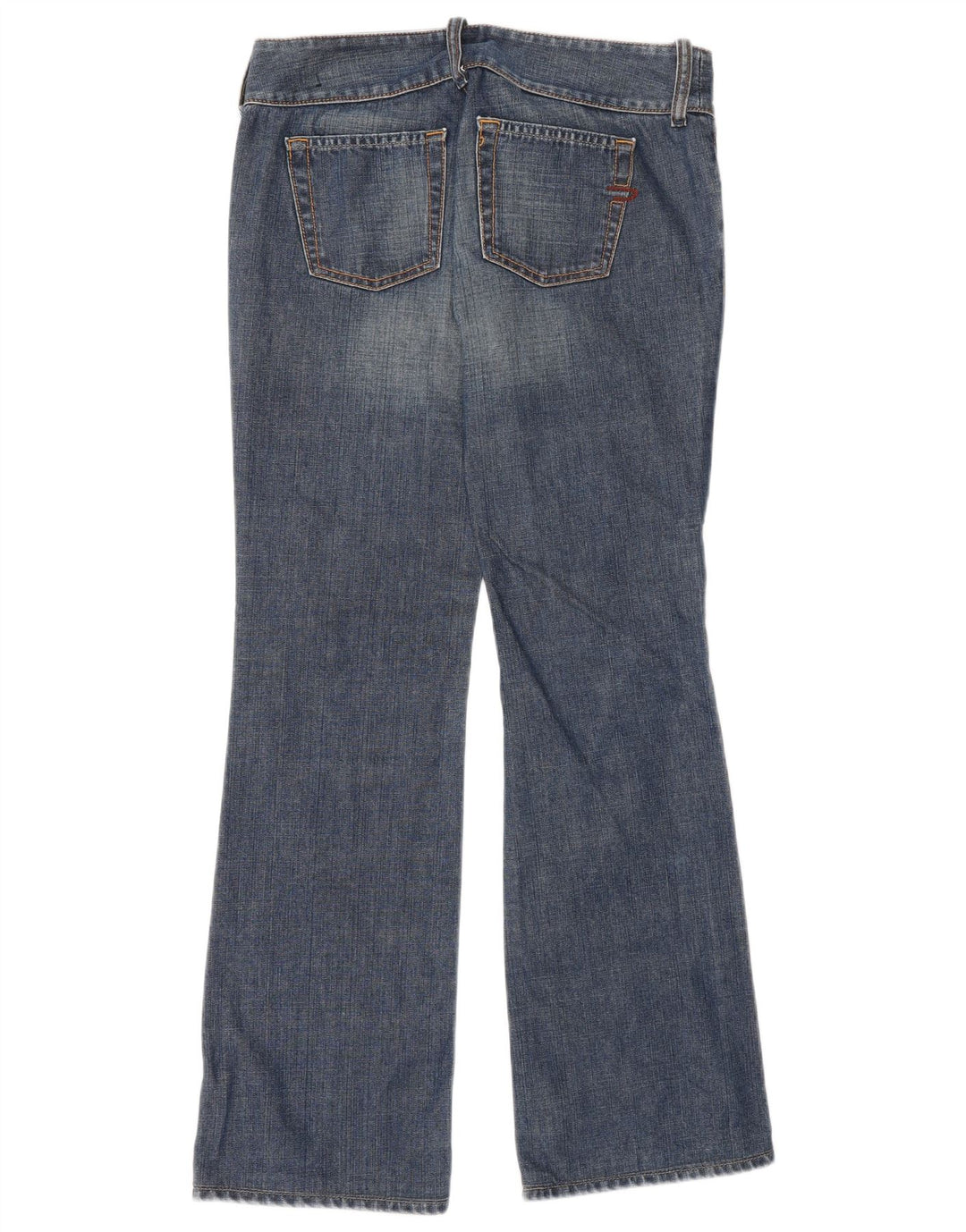 Diesel feminino bootcut jeans W27 L30 azul algodão