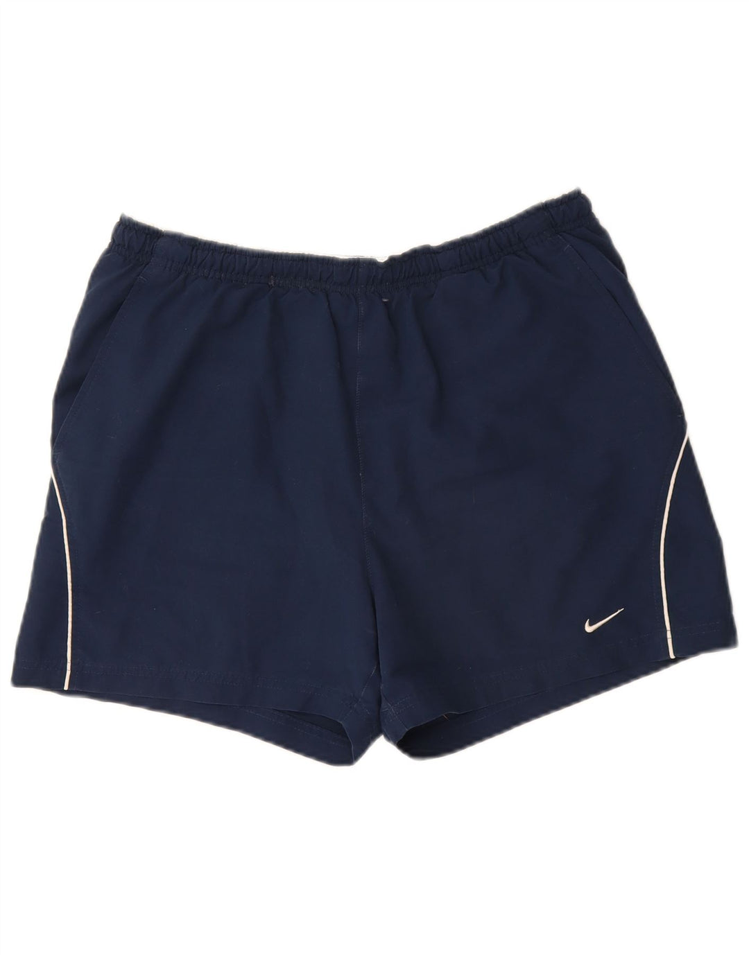 Shorts esportivos masculinos Nike grandes poliéster azul marinho