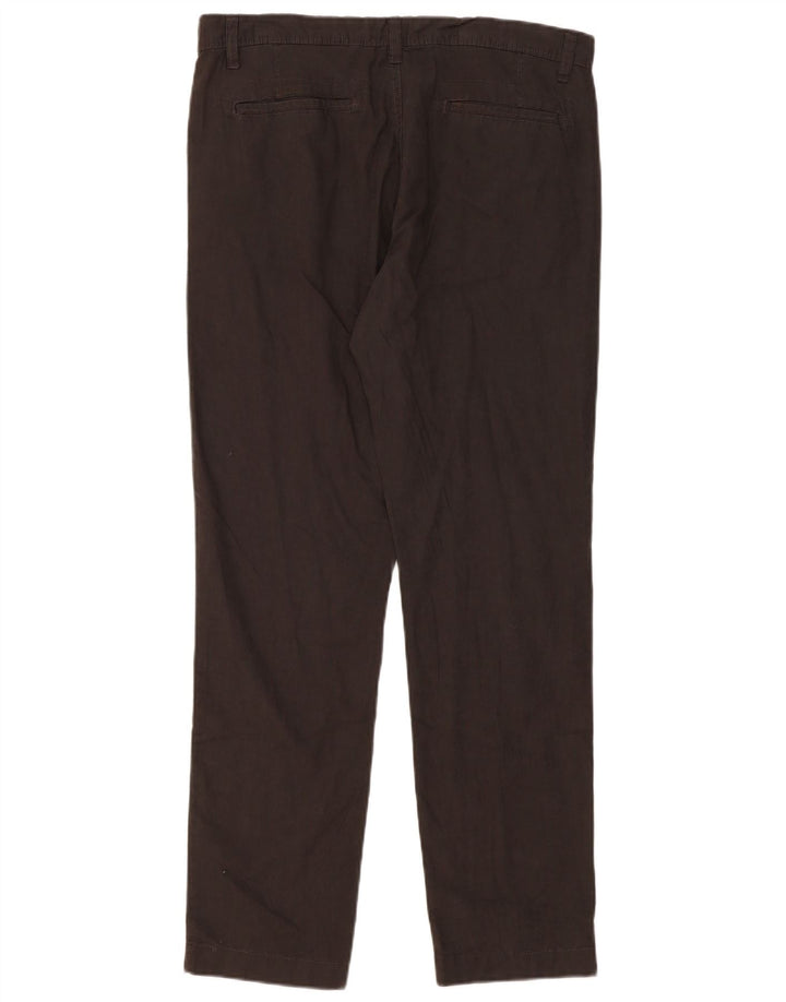 Calça cargo masculina slim da Dack grande W34 L32 linho cinza