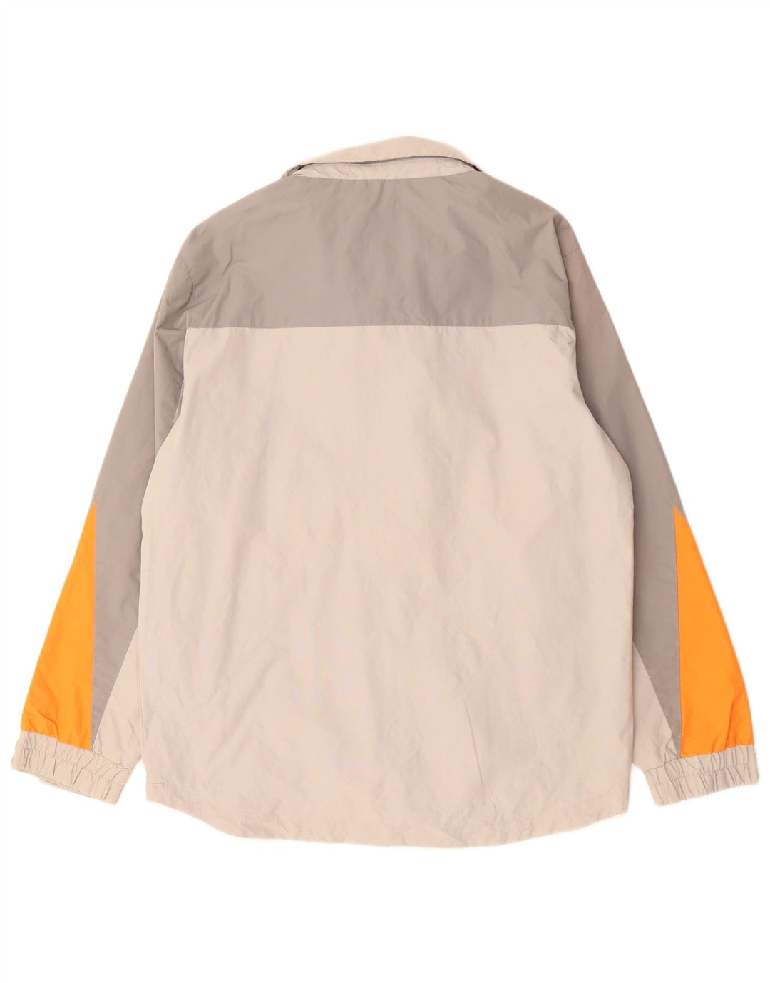 Jaqueta corta-vento masculina Slam UK 36 poliamida colorblock cinza pequena