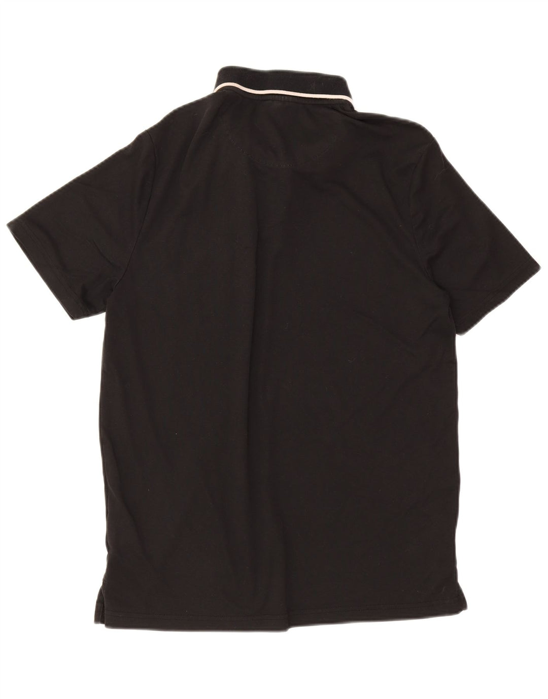 Camisa polo masculina Dkny de algodão preto médio