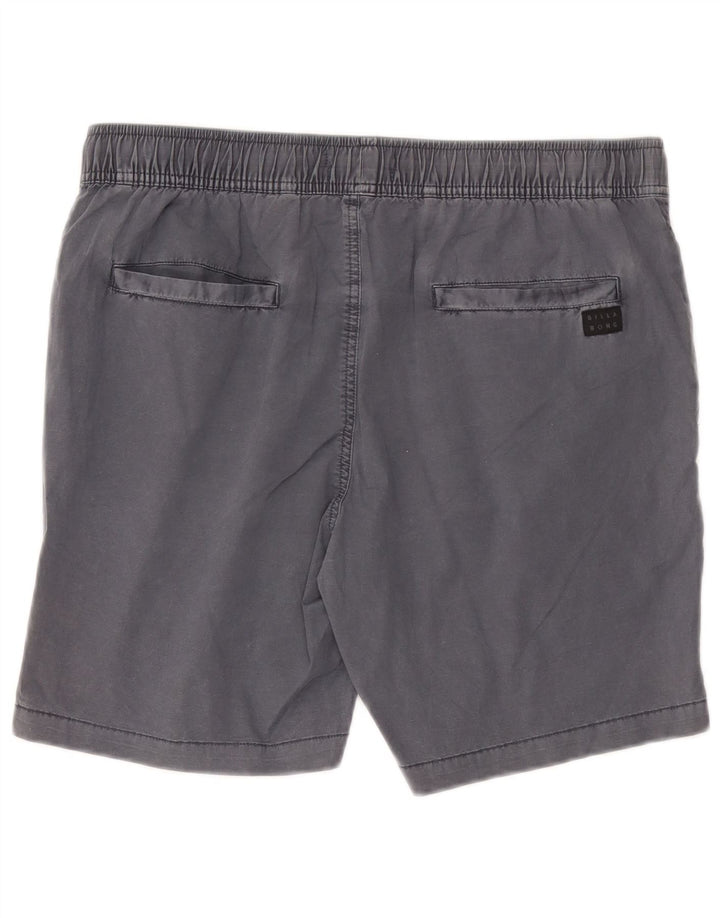 BILLABONG Masculino Casual Shorts Grande W34 Azul Marinho Algodão