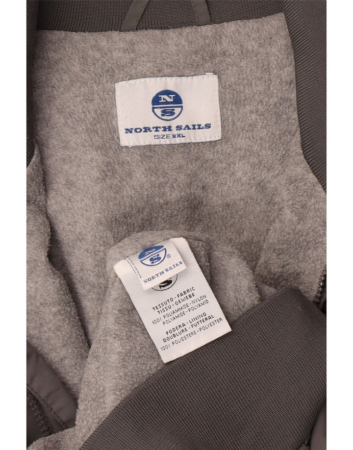 Jaqueta bomber masculina North Sails UK 44 2XL cinza poliamida