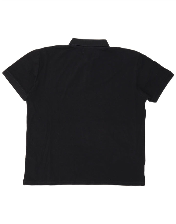 Camisa polo masculina Marlboro Classics 2XL algodão preto