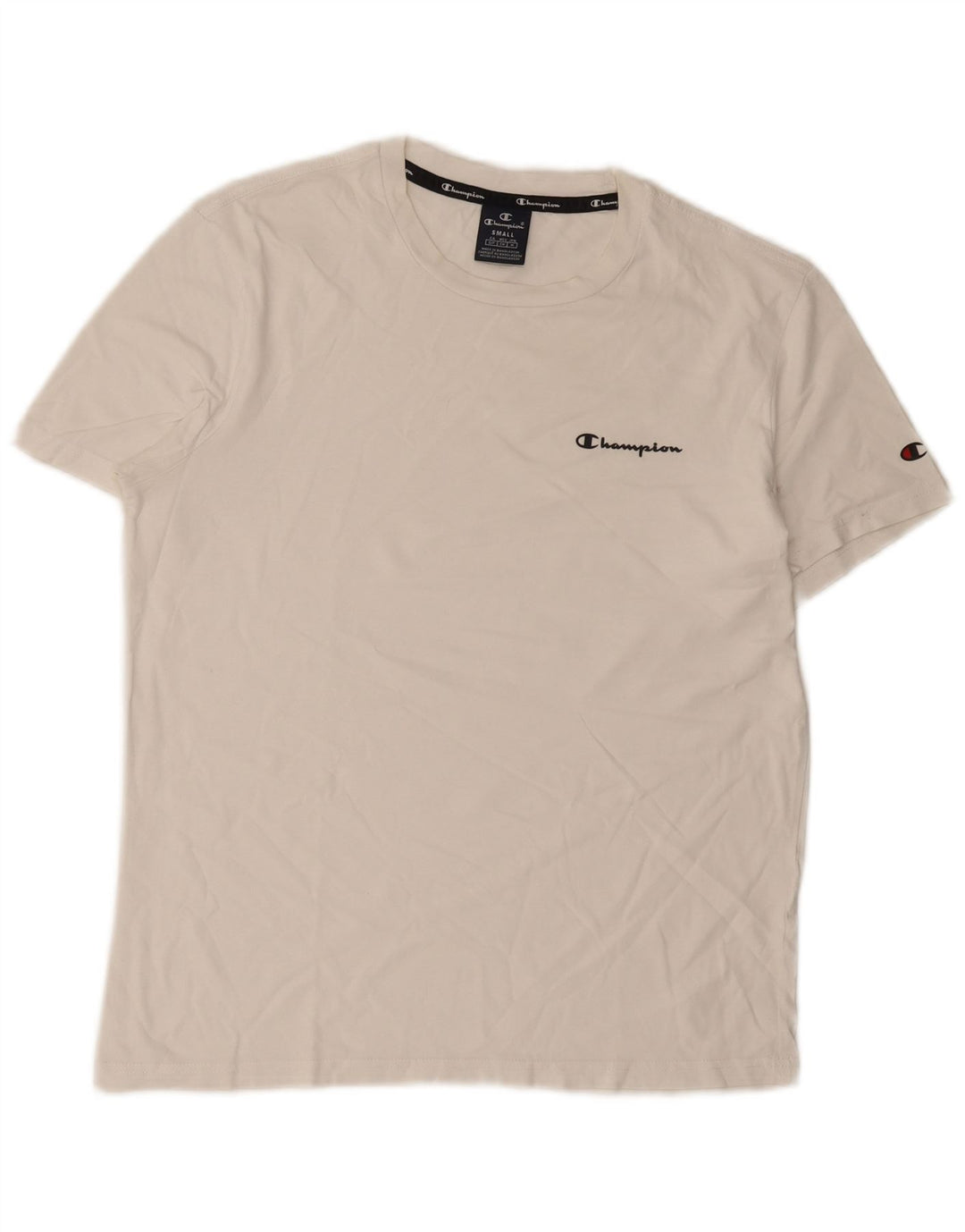 Camiseta masculina Champion pequena branca