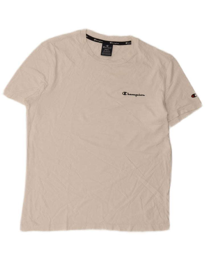 Camiseta masculina Champion pequena branca
