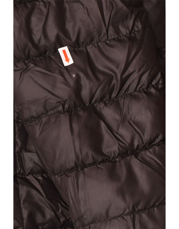Casaco acolchoado com capuz feminino G-STAR UK 14 poliéster preto médio