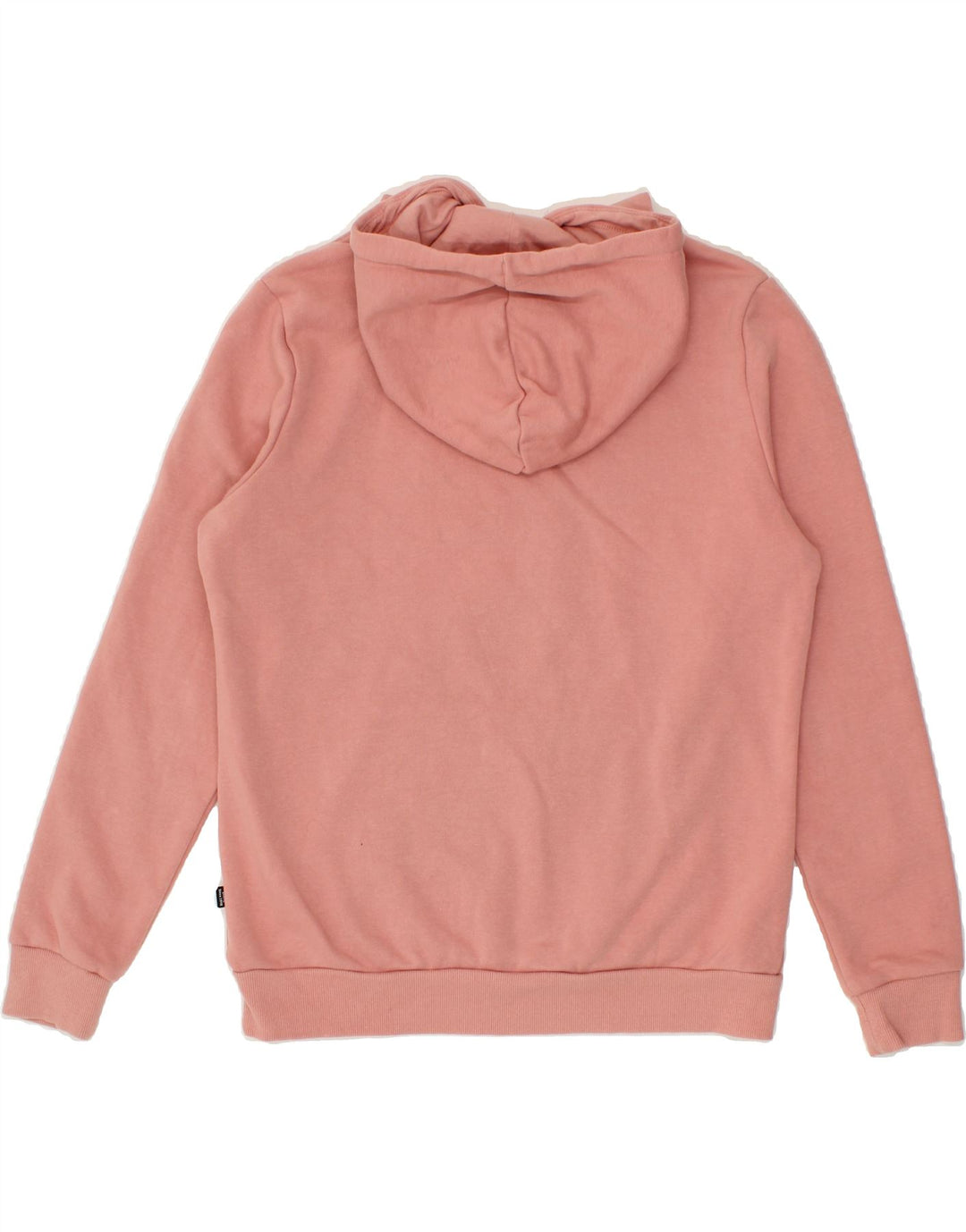 PUMA Womens Graphic Hoodie Jumper UK 14 Medium Pink Cotton Vintage Puma and Second-Hand Puma from Messina Hembry 