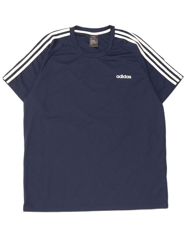 Camiseta masculina Adidas Climalite Top XL azul marinho poliéster