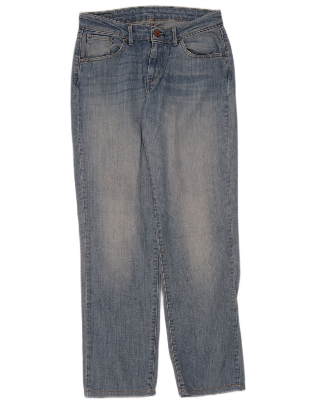 Jeans retos femininos Levi's W28 L28 algodão azul