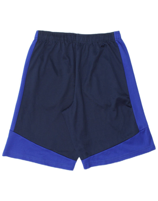 Reebok Boys Graphic Sport Shorts 15-16 Years  Navy Blue Colourblock