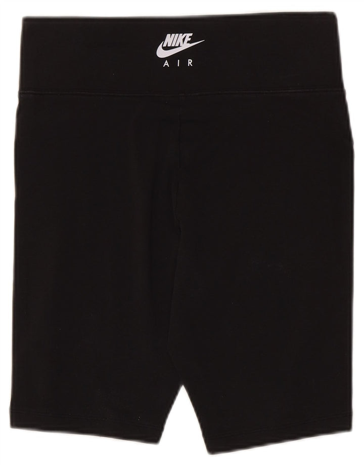 Shorts esportivos gráficos femininos Nike UK 12 médio algodão preto