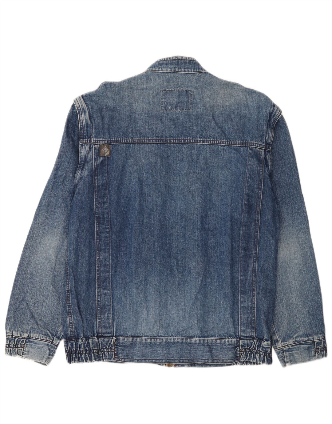 Jaqueta jeans feminina Carrera UK 16 grande algodão azul