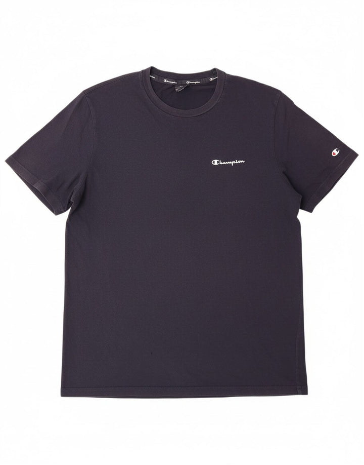 Camiseta masculina CHAMPION Top XL algodão azul marinho