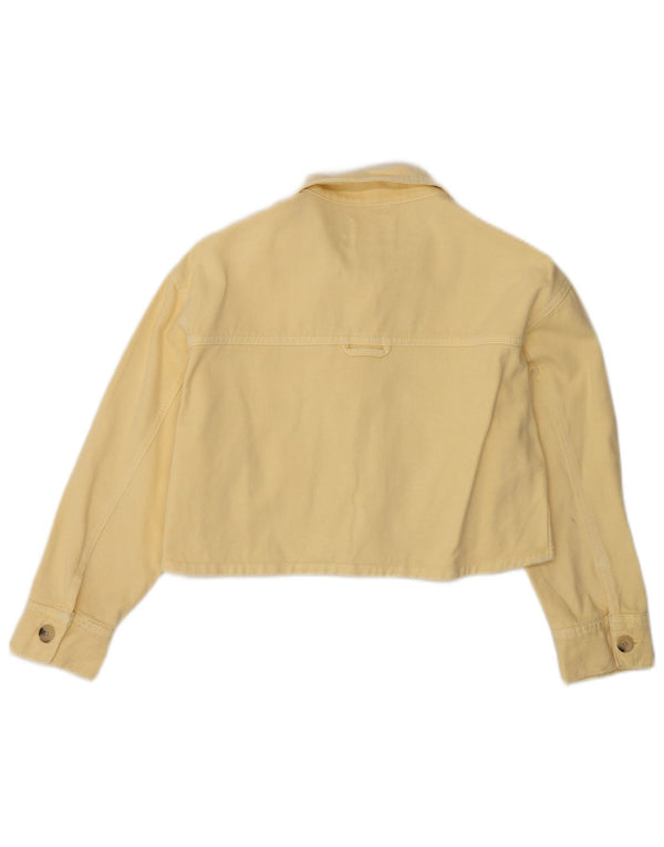 Jaqueta bomber Zara Girls Crop 9-10 anos amarela