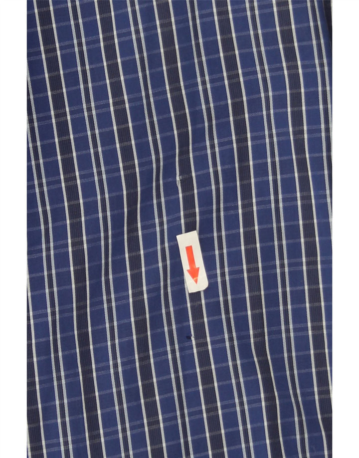 Camisa masculina Gas pequena xadrez azul