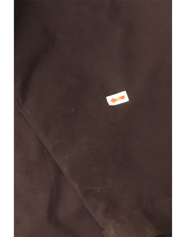 Jaqueta de chuva masculina JACK WOLFSKIN com capuz Reino Unido 48 2XL poliéster preto
