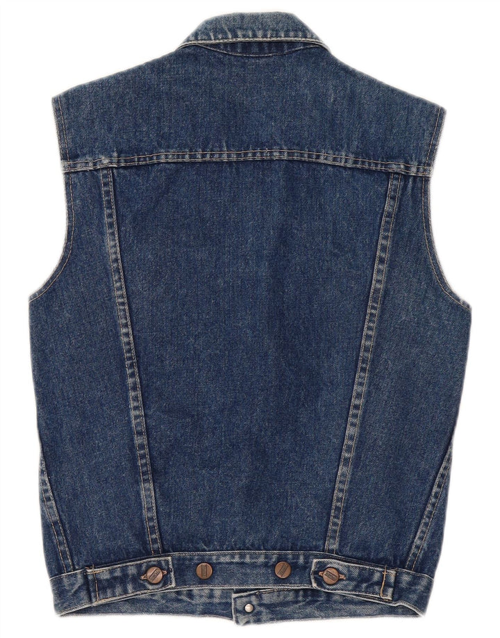 Uniforme Mens Denim Gilet UK 36 Pequeno Azul