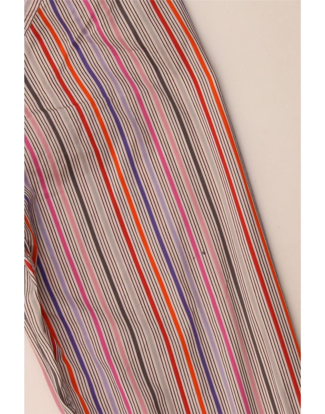 Camisa masculina Ted Baker tamanho 5 XL algodão listrado multicolorido