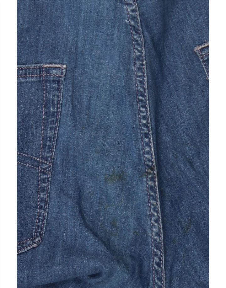 Calça jeans reta masculina Paul & Shark W38 L33 algodão azul