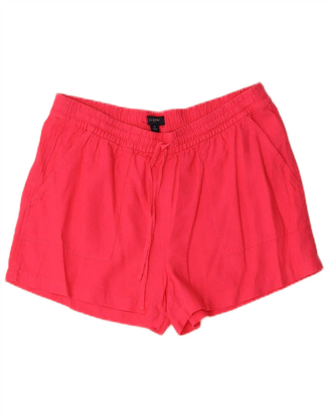 J. Crew Shorts Chino Feminino Pequeno W27 Linho Rosa