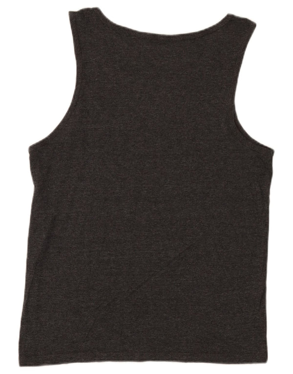 Levi's Mens Graphic Vest Top Pequeno Algodão Cinza
