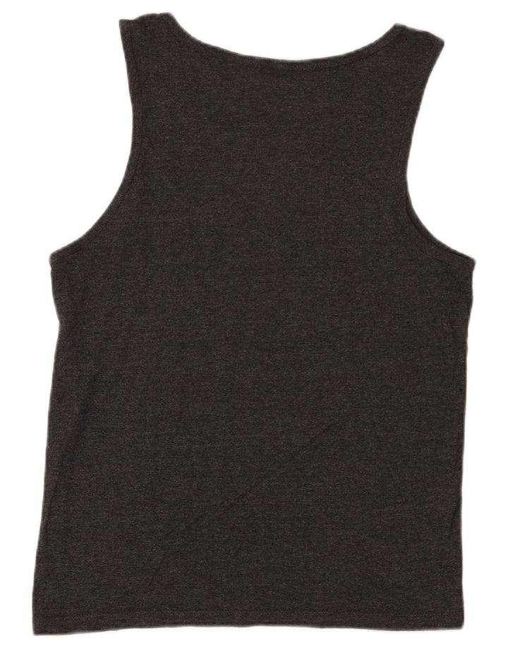 Levi's Mens Graphic Vest Top Pequeno Algodão Cinza