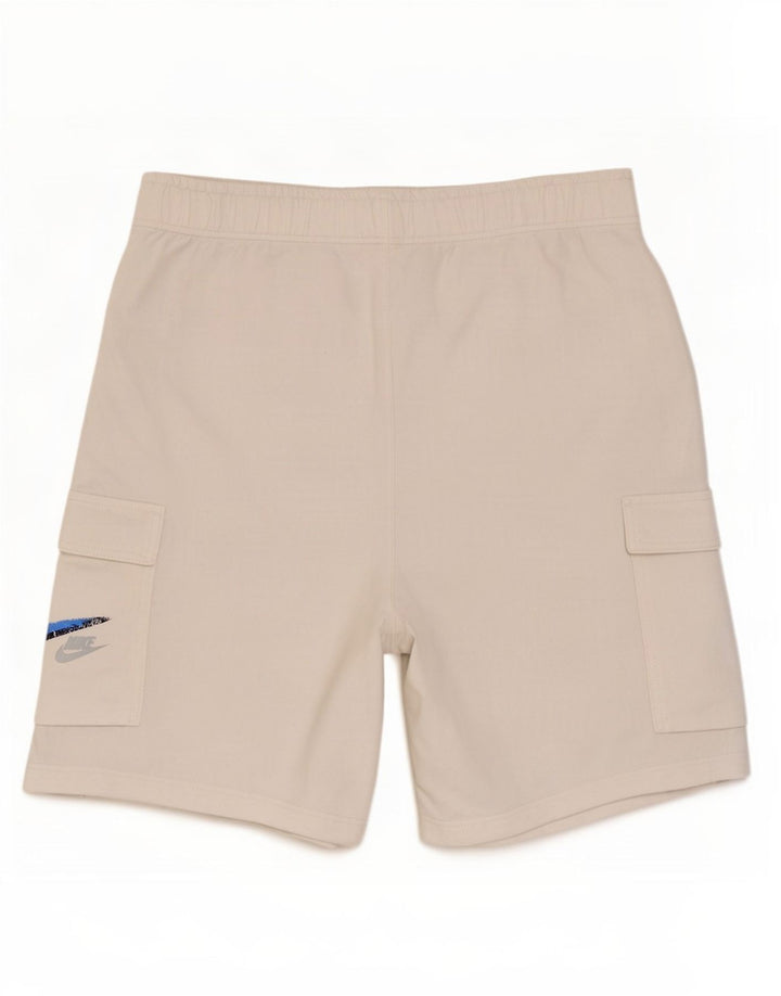 Nike Mens Cargo Sport Shorts Grande Algodão Branco