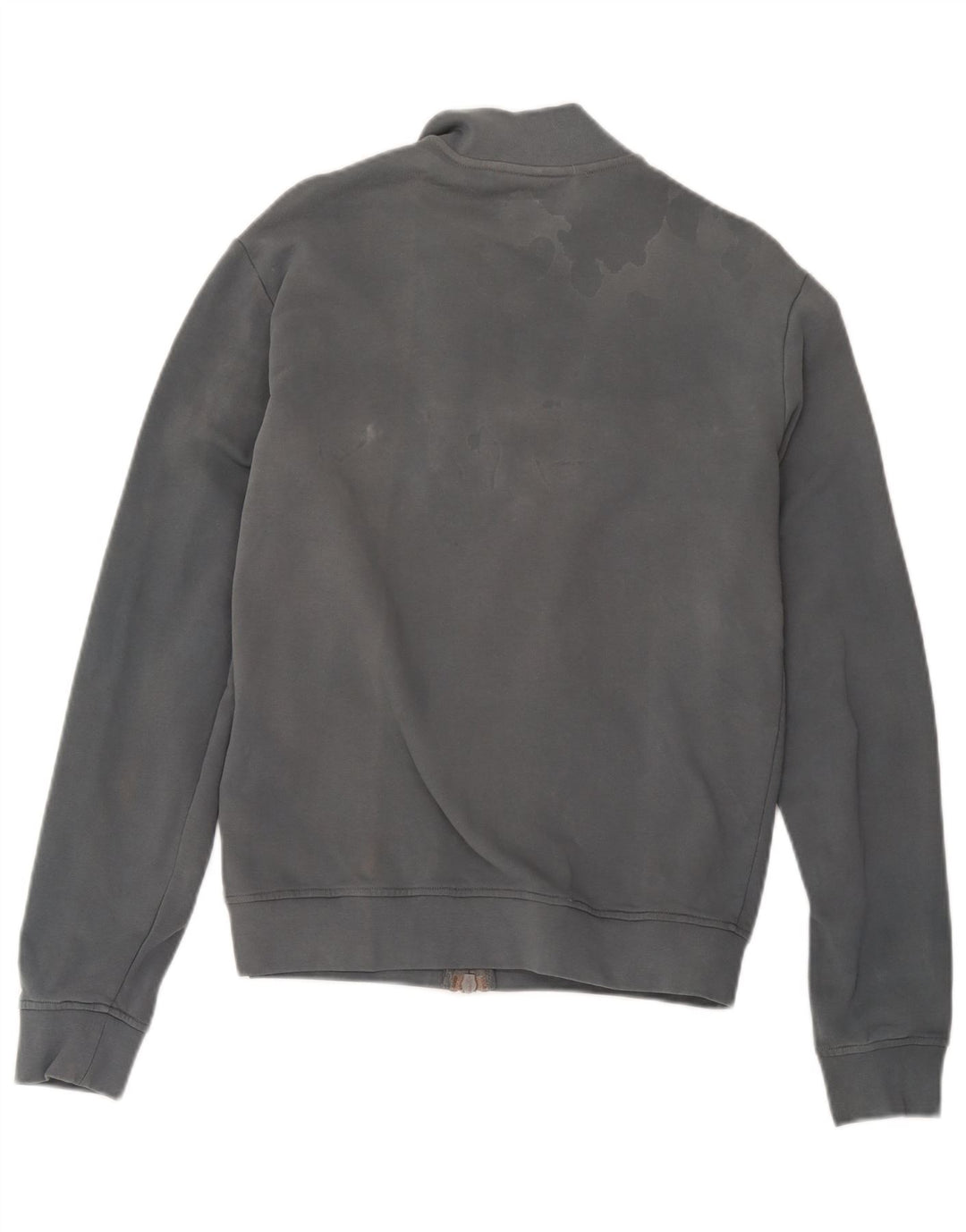 Jaqueta feminina Armani Jeans com top de agasalho UK 16 grande bloco cinza