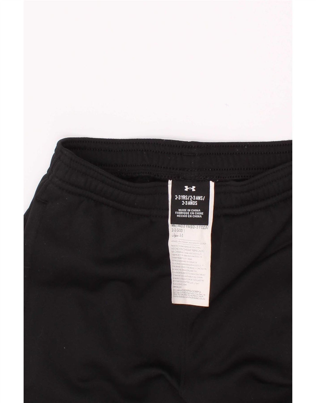 Calça de treino Under Armour Boys Joggers 2-3 anos preto xadrez