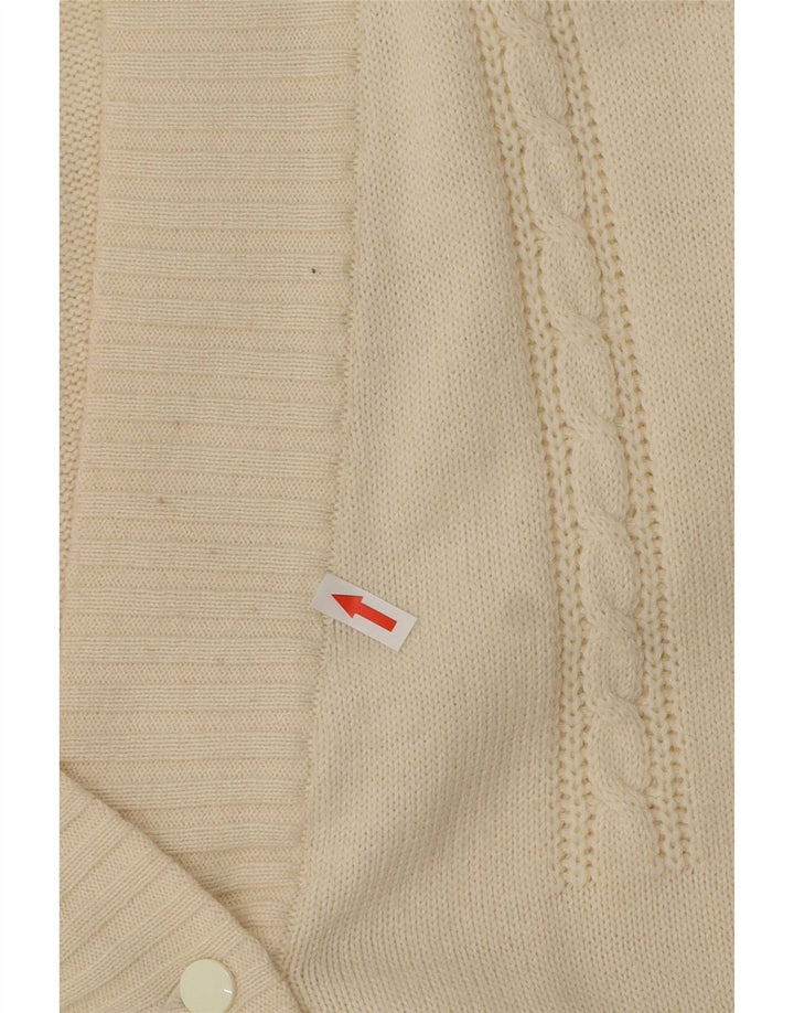 Suéter cardigã feminino oversized Your Sixth Sense EU 46 XL branco