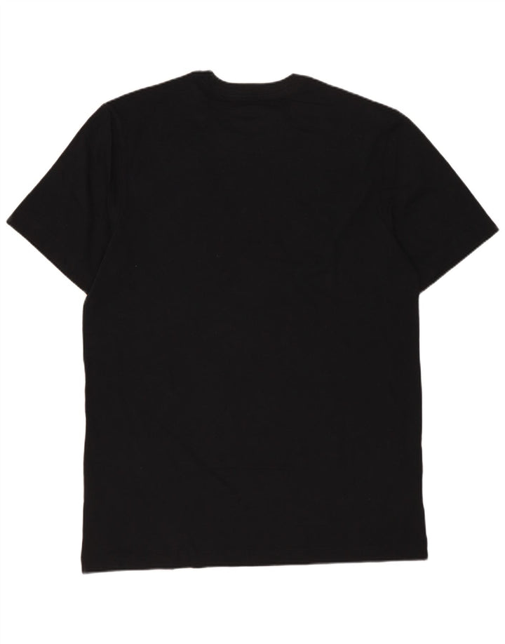 Camiseta Nike masculina gráfica Top médio algodão preto